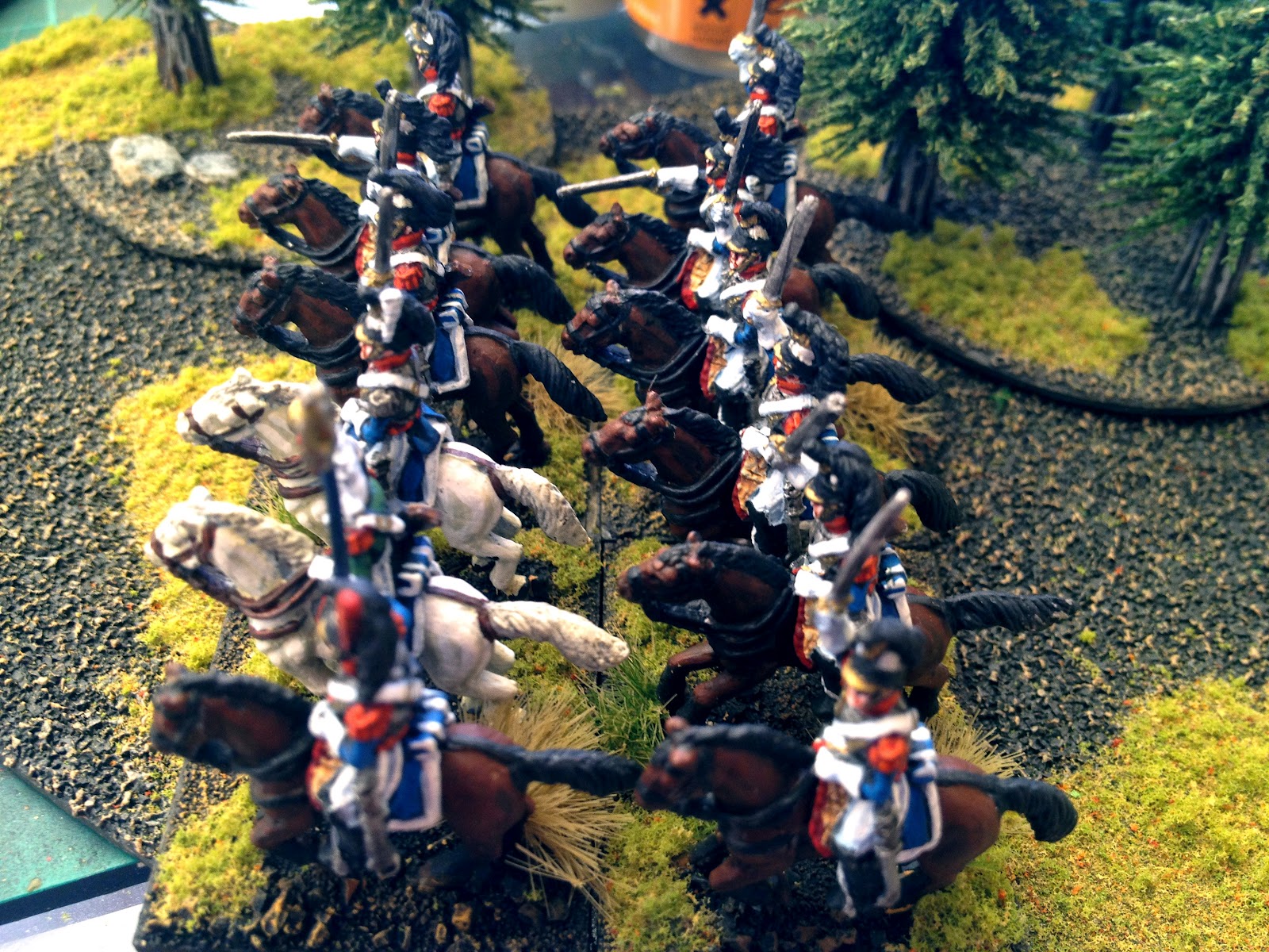 wargame cavalleria napoleonica francese 15 mm