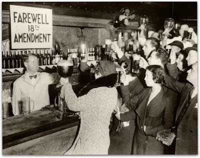 End of Prohibition - Farewell 18th Amendment
