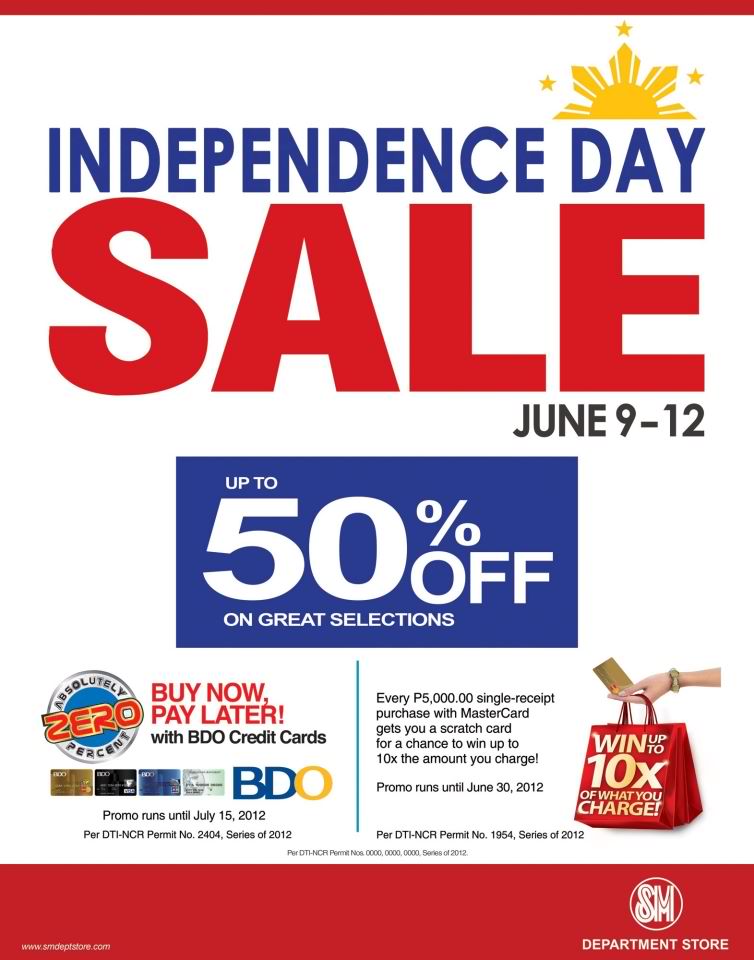Manila Shopper SM Malls SM Department Store Independence Day SALE manila-shopper-sm-malls-sm-department-store-independence-day-sale