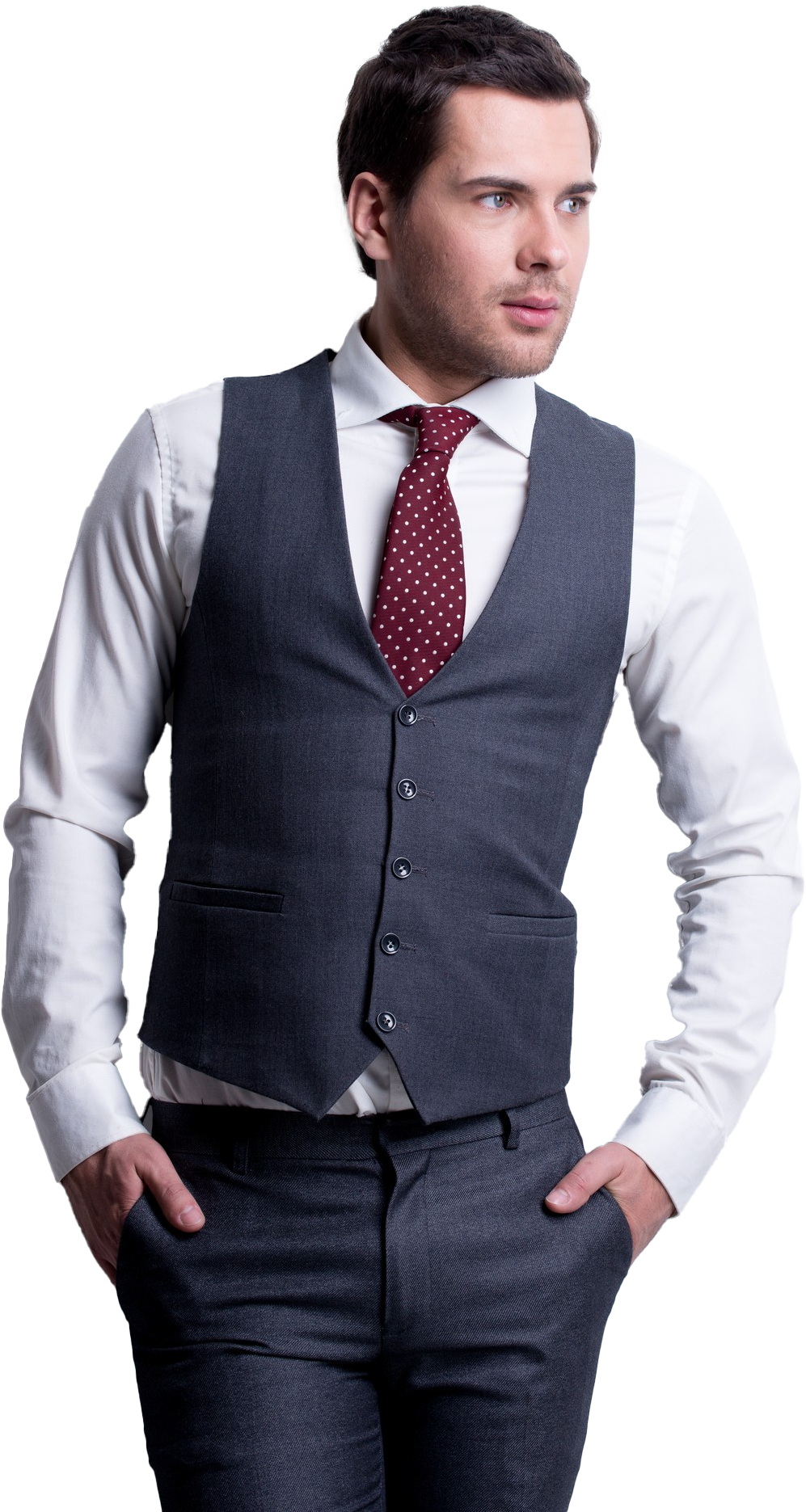 Handsome Business Man in Suit Transparent Image - Veepic