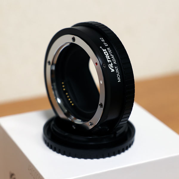 xr100で遊ぶ？ VILTROX マウントアダプター EFR2 for Canon EFEOS REOS R6、EOS R5