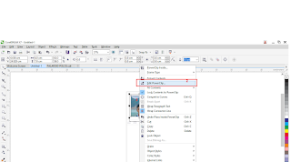 cara mengatur objek gambar dalam kotak corel draw