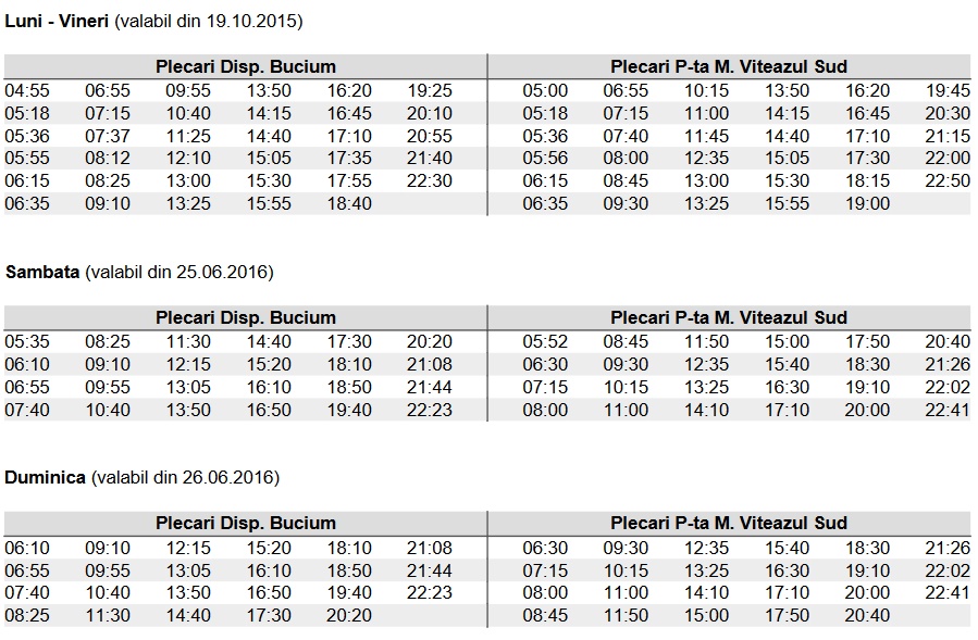 Program Autobuz Cluj Napoca Floresti M21 M26 Baciu Chinteni