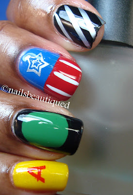 The Avengers Nail Art