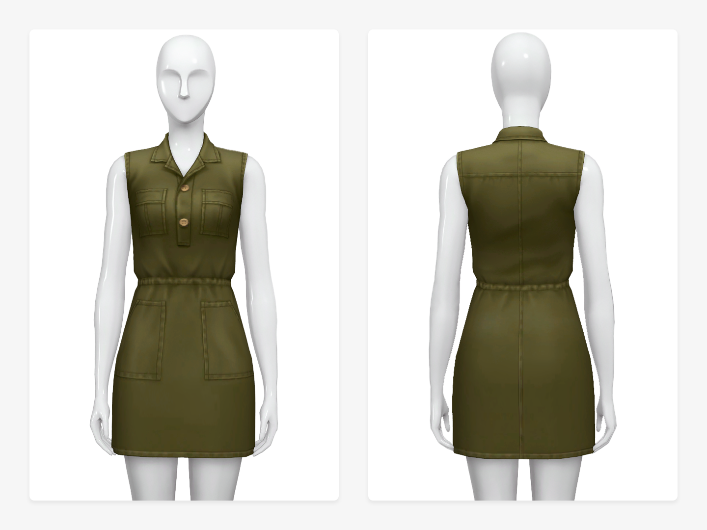 Nynette Sims 4 CC Dress