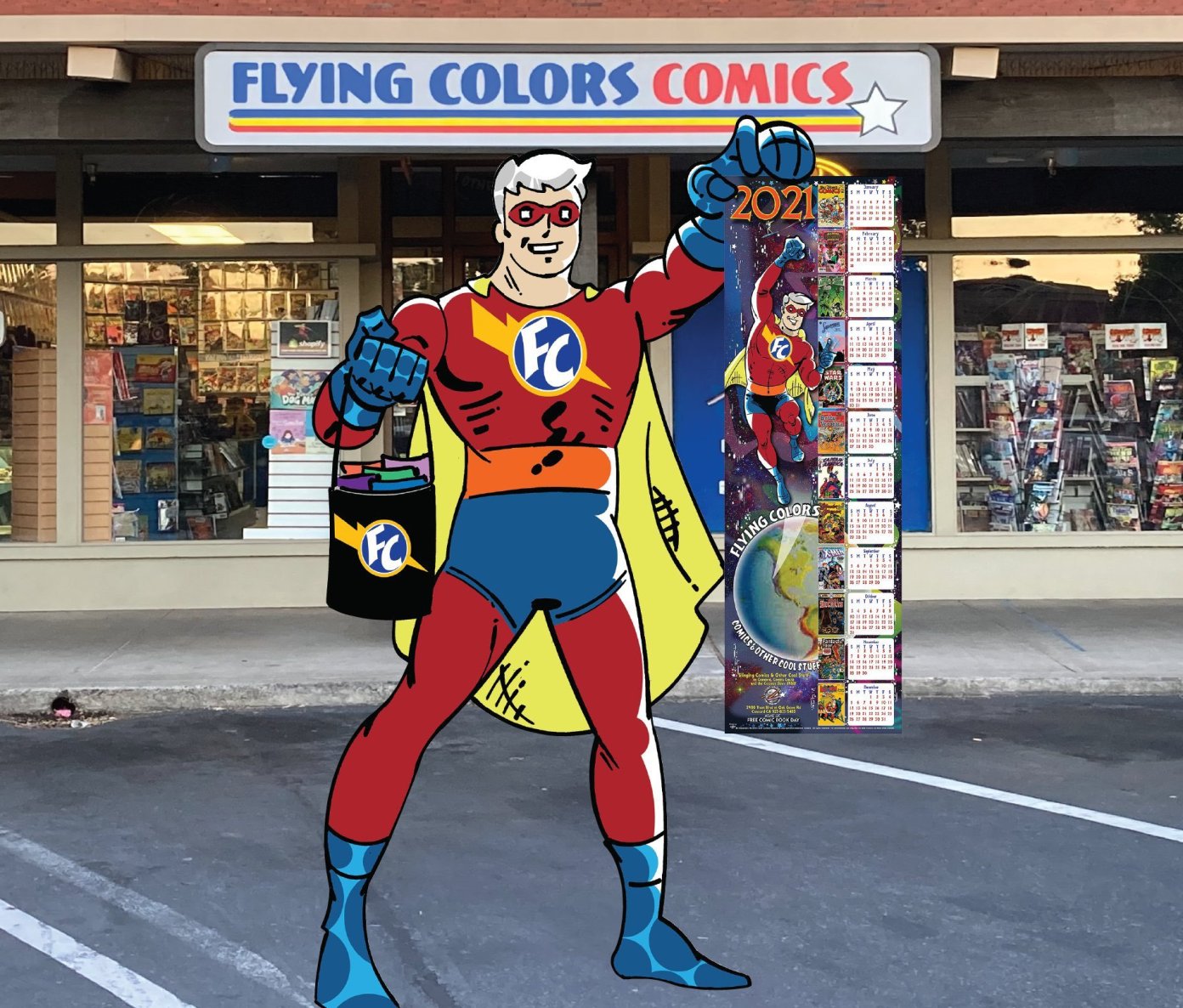 Flying Colors News and Views Comics & COVID One Year Later