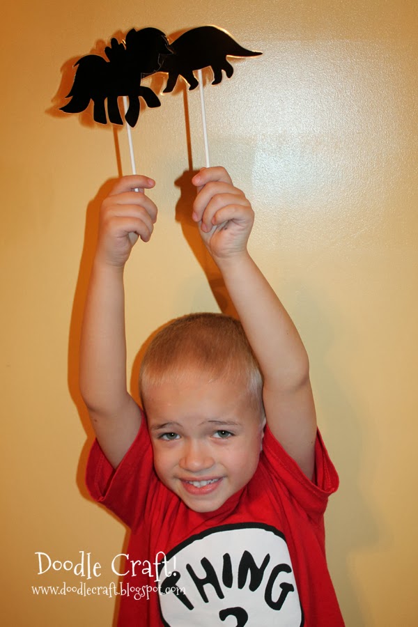 Shadow Stick Puppets!