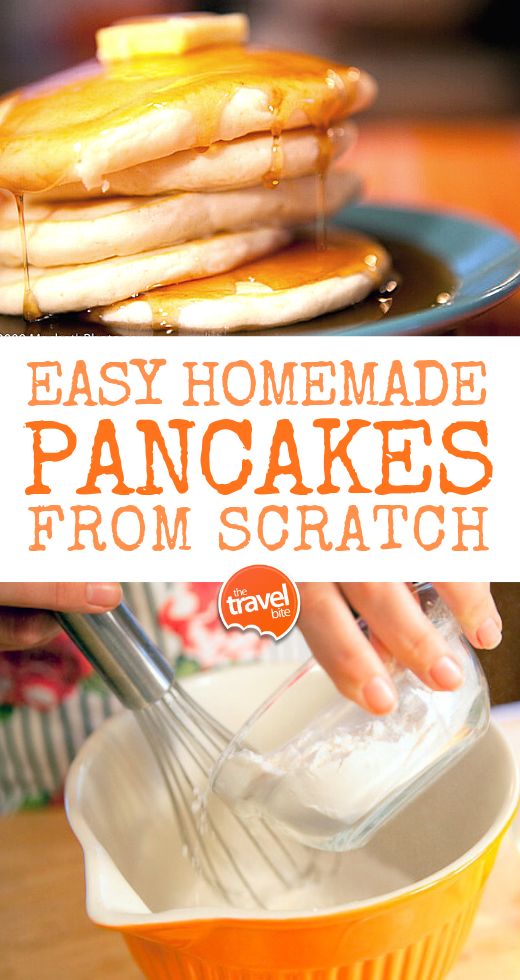 Easy Homemade Pancakes From Scratch Special Recipe