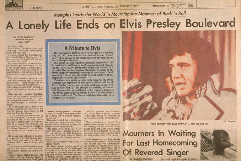 GARY DOBBS AT THE TAINTED ARCHIVE The Saddest story ever told Elvis