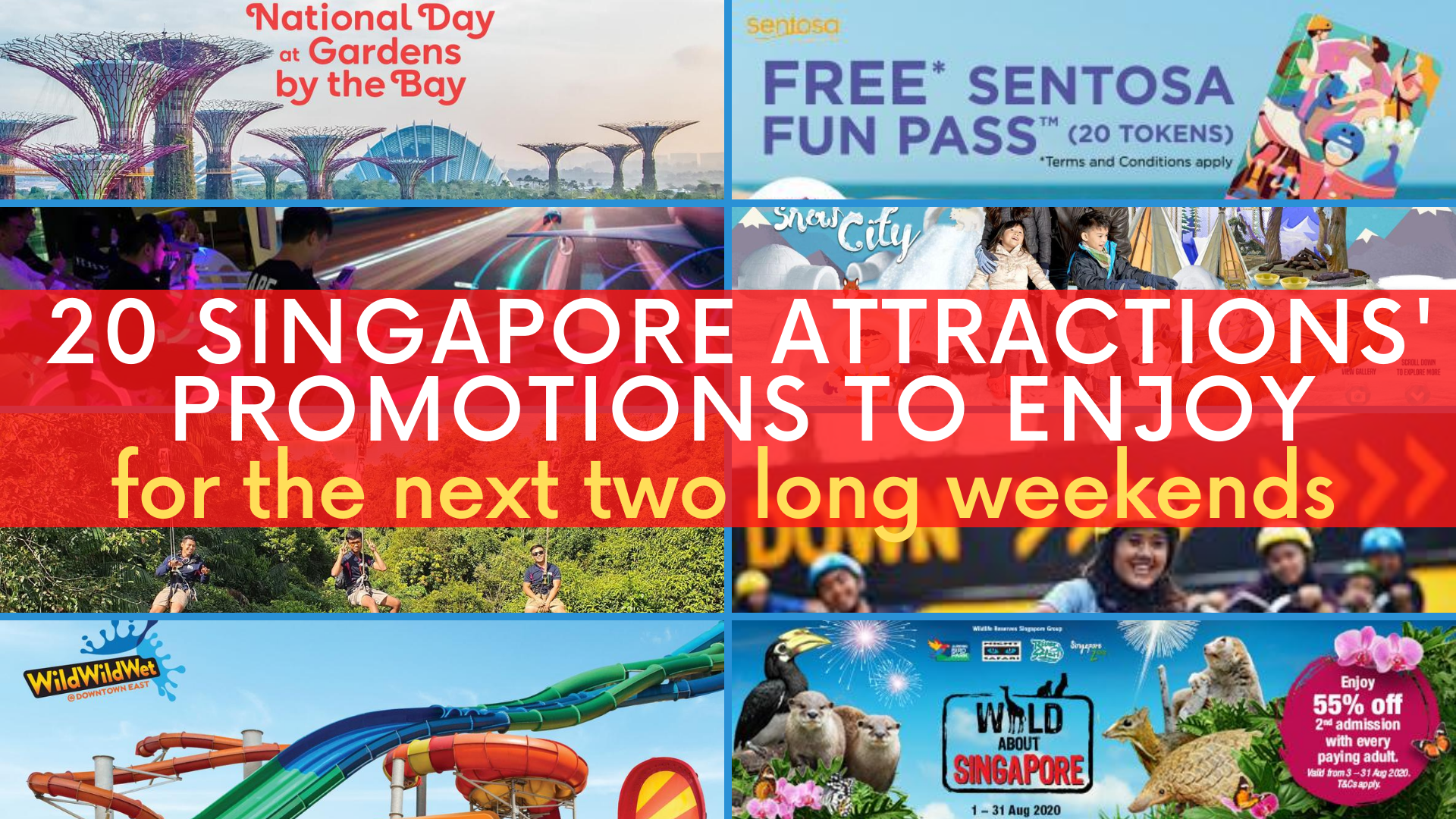 Cheekiemonkies: Singapore Parenting & Lifestyle Blog: 20 Singapore  Attractions' Promotions to enjoy for Hari Raya Haji & National Day Long  Weekends Cheekie Monkies