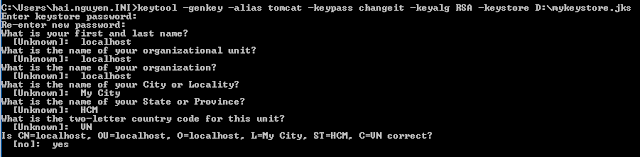 Hướng Dẫn Cấu Hình HTTPS - SSL CHO TOMCAT (How to configure Tomcat to support https or SSL)