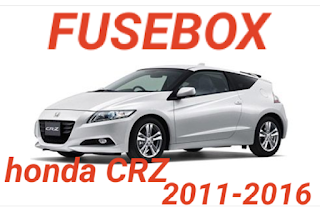 fusebox HONDA CRZ 2011-2016