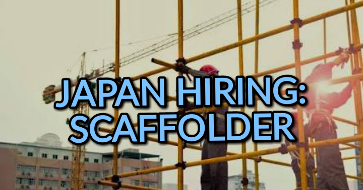 job hiring scaffolder poea open today