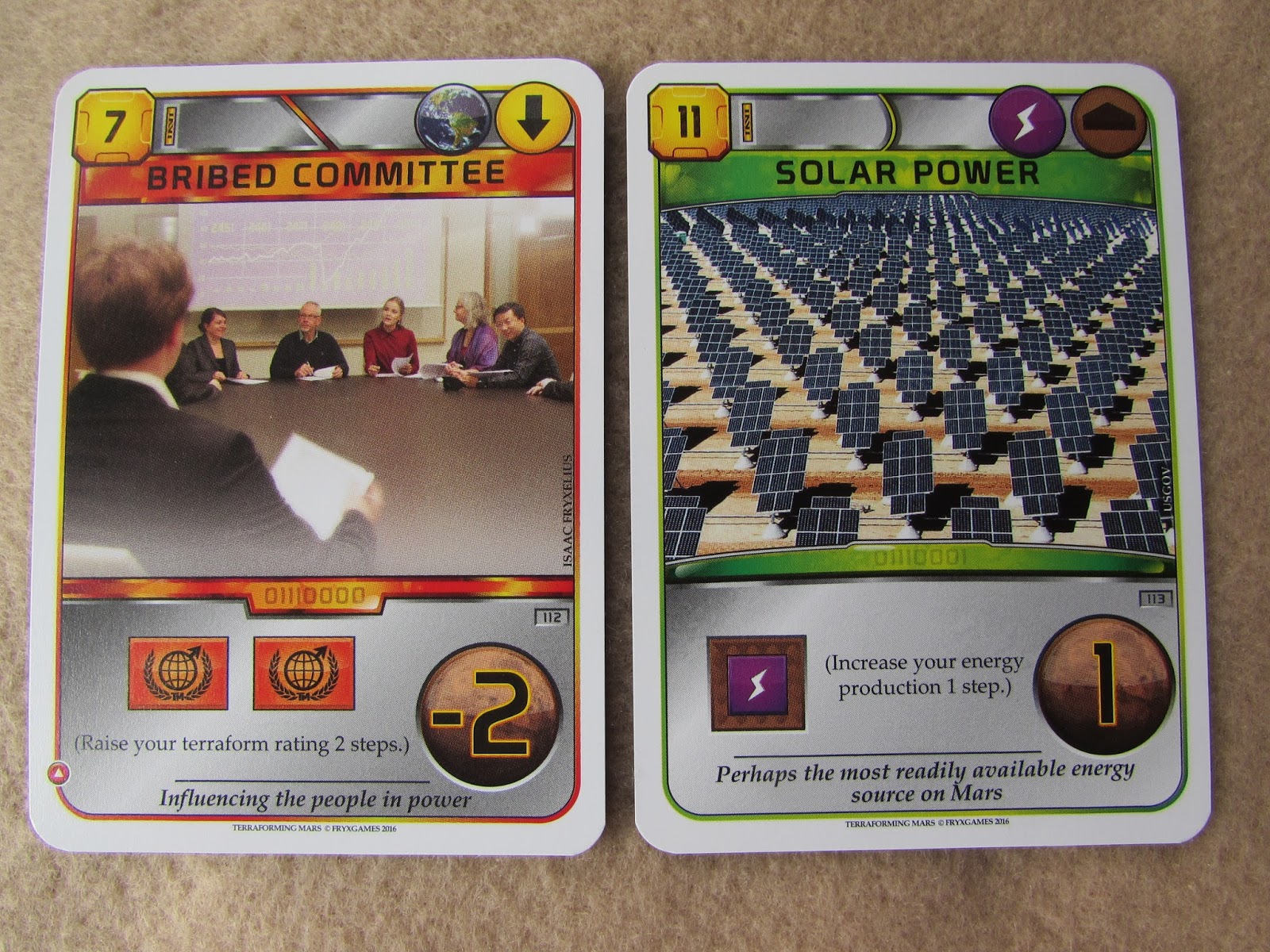 Terraforming mars board game rules picture