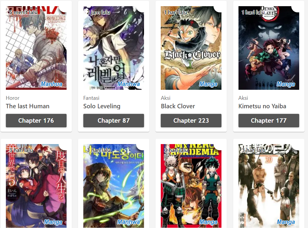 Baca Manga Paling Lengkap Bahasa Indonesia hanya di