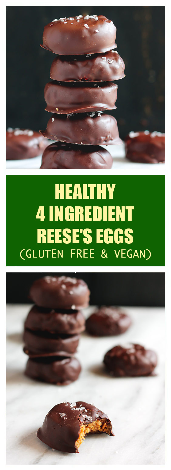 Healthy 4 Ingredient Reese's Eggs (Gluten free & Vegan) Cook pad USA