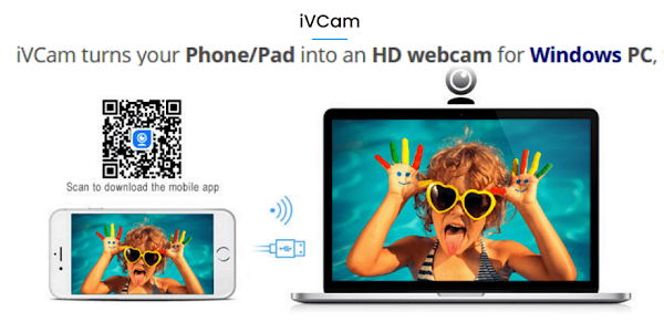 iVCam 軟體就能將智慧型手機當成 Windows 電腦的網路視訊鏡頭