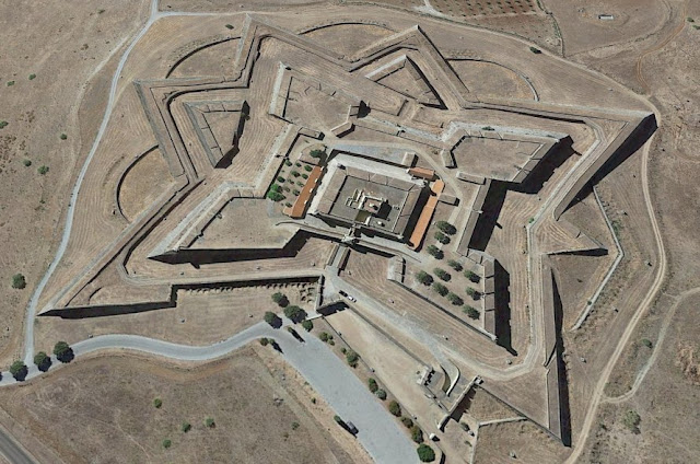 Vista de google maps de Fuerte de Santa Lucía de Elvas