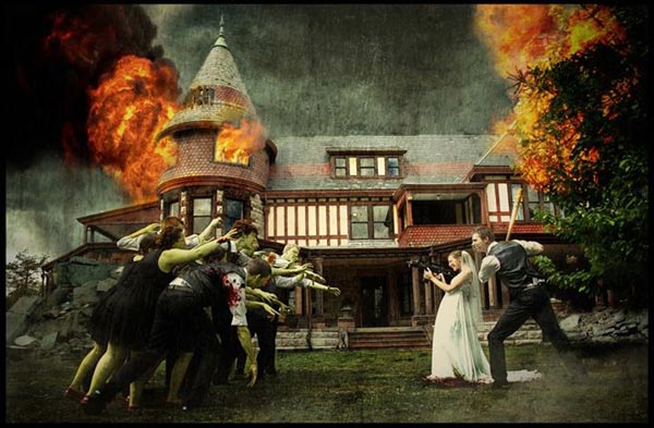 Zombie Wedding Photo