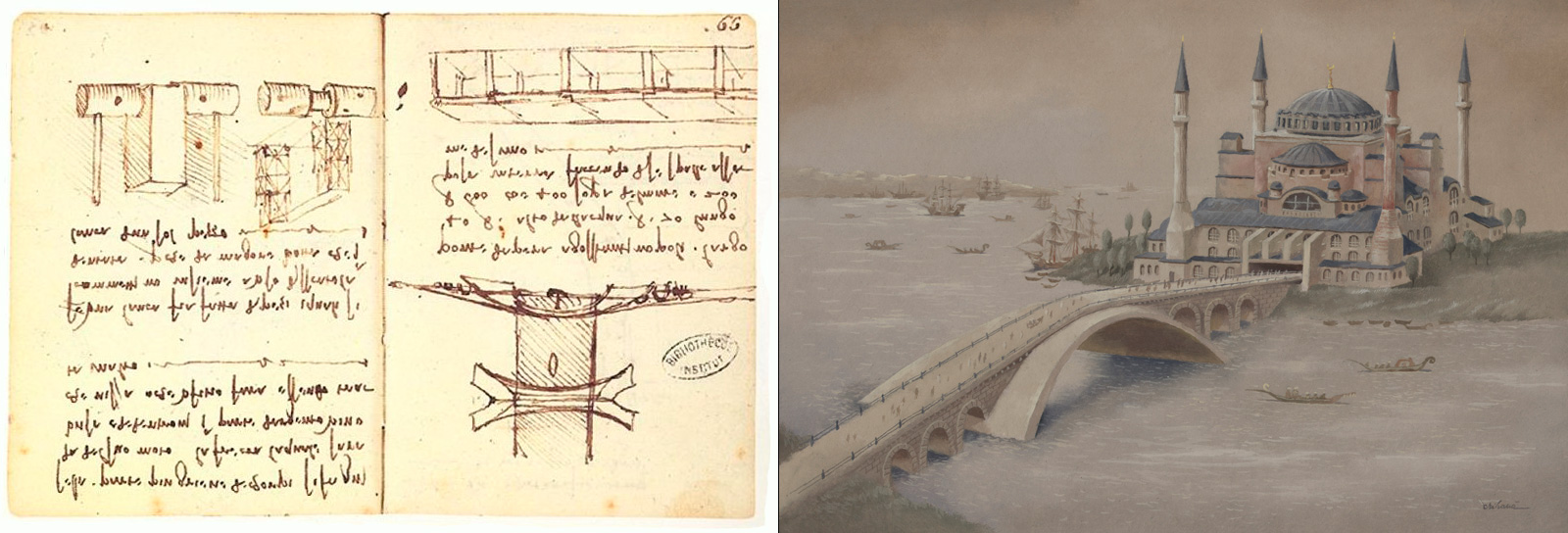 Строительство моста да винчи - фото