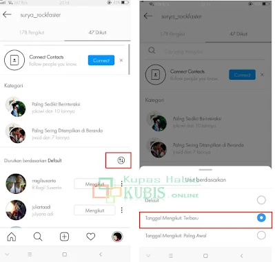 Cara Melihat Orang Yang Baru Kita Follow Di Instagram Tanpa Aplikasi