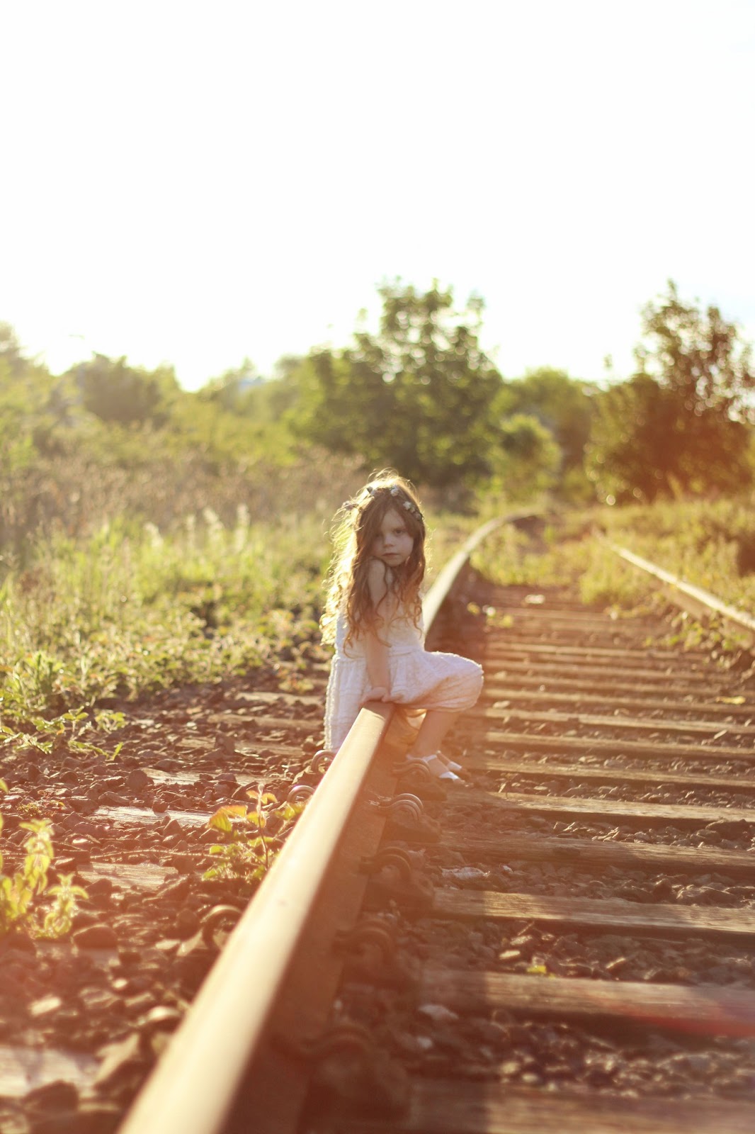 On the train track | Gingerlillytea