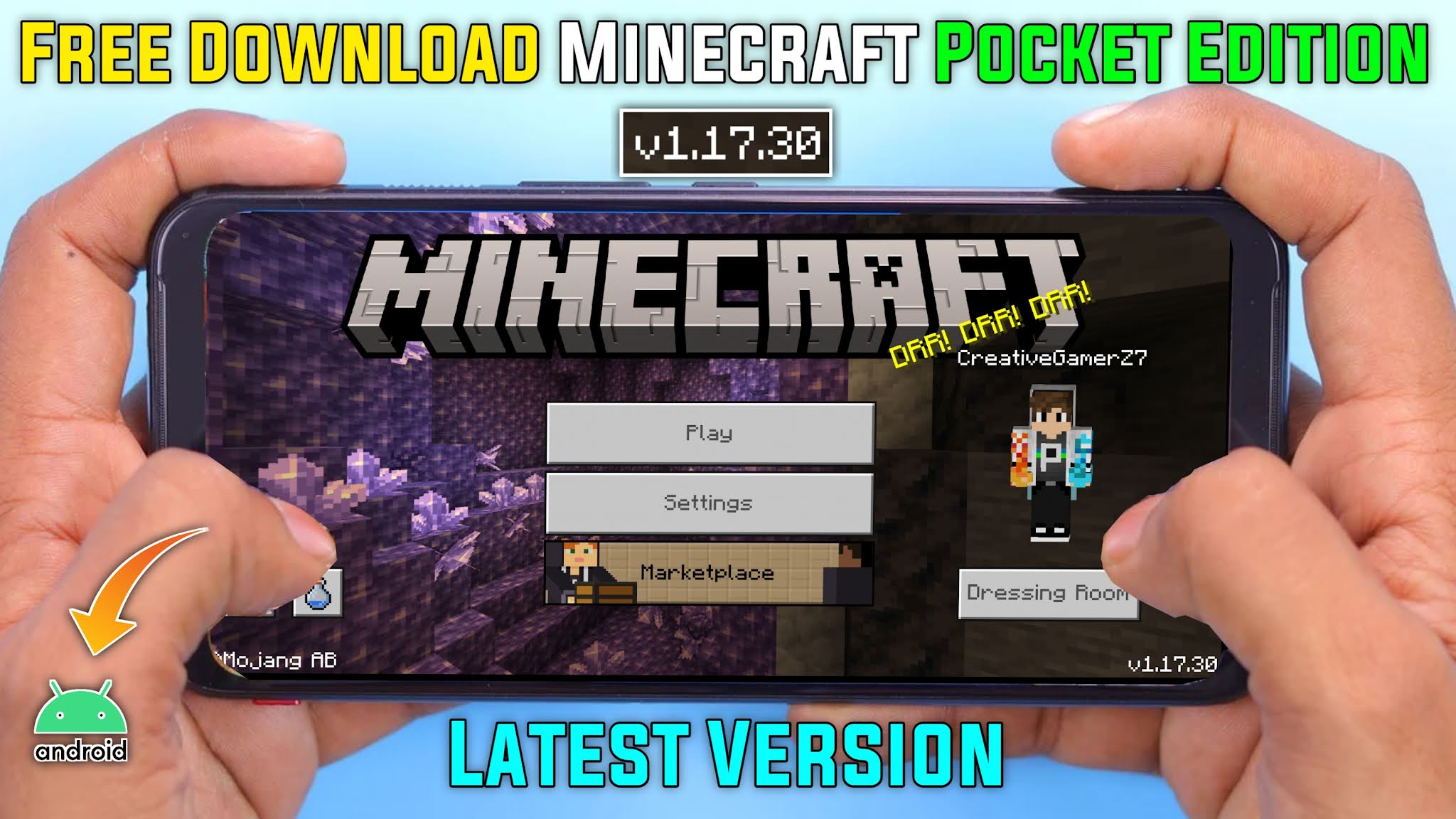 Download Minecraft PE 1.17.30 apk free: Caves & Cliffs