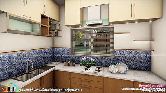 kitchen interior rendering