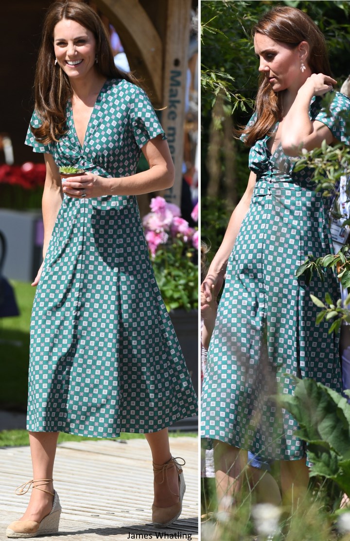 sandro printed flowing midi dress