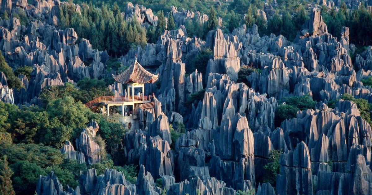 Каменный лес в китае Каменный лес в китае