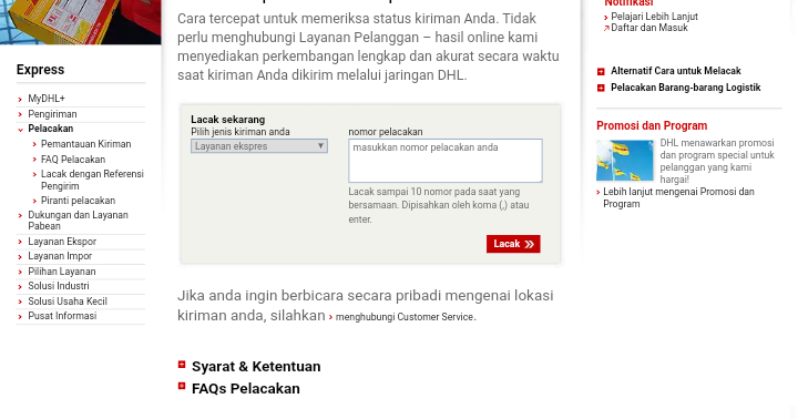 Cek Resi Dhl Tracking Rafinternet
