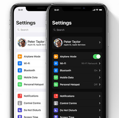 خاصية الوضع الليلي Dark Mode