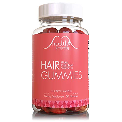 Health Properly Hair Gummy Vitamins For Healthy Hair Growth