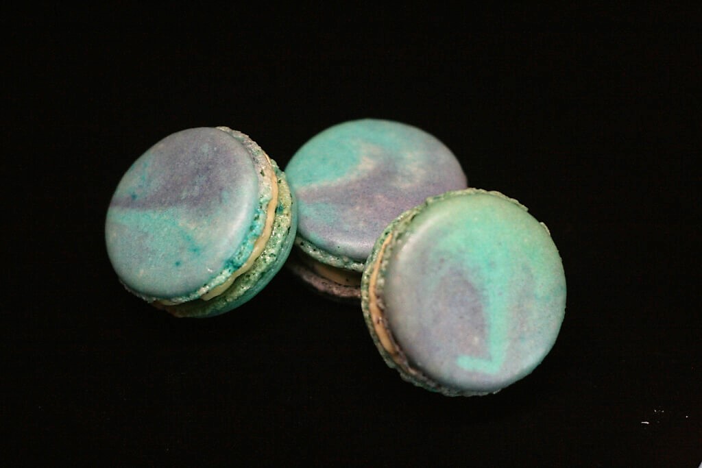 Cosmic Macarons A recipe for marbled macarons