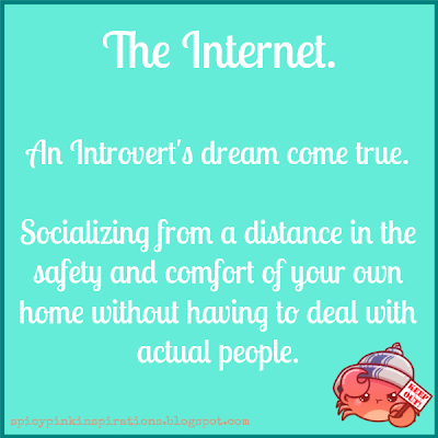 Introvert Internet | www.SpicyPinkInspirations.com