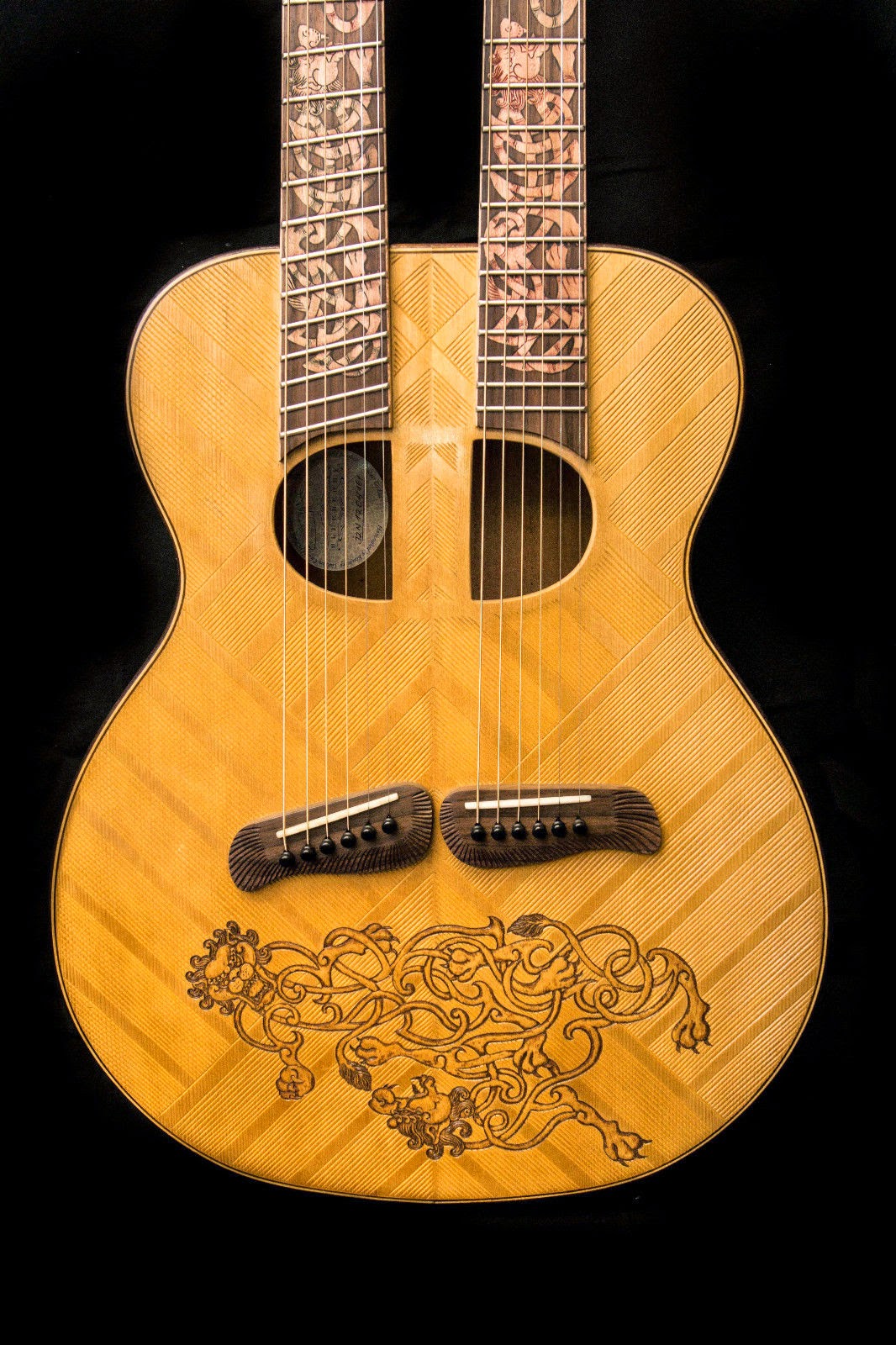 Gunz Guitar costum: Double Neck Guitars