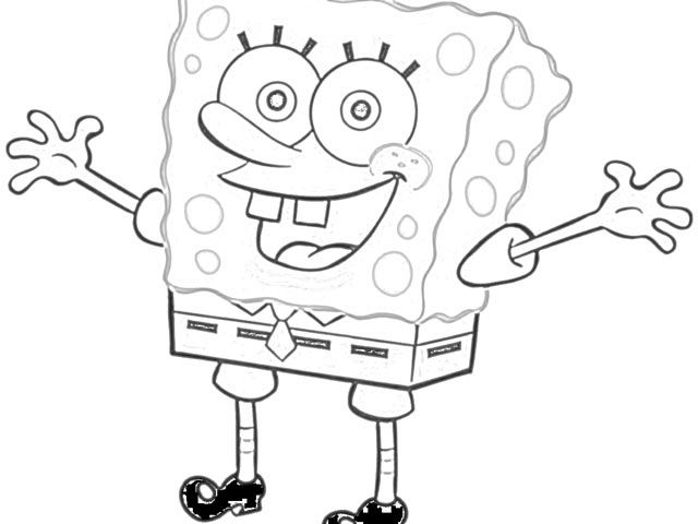 The Holiday Site Coloring Pages Of Spongebob Squarepants