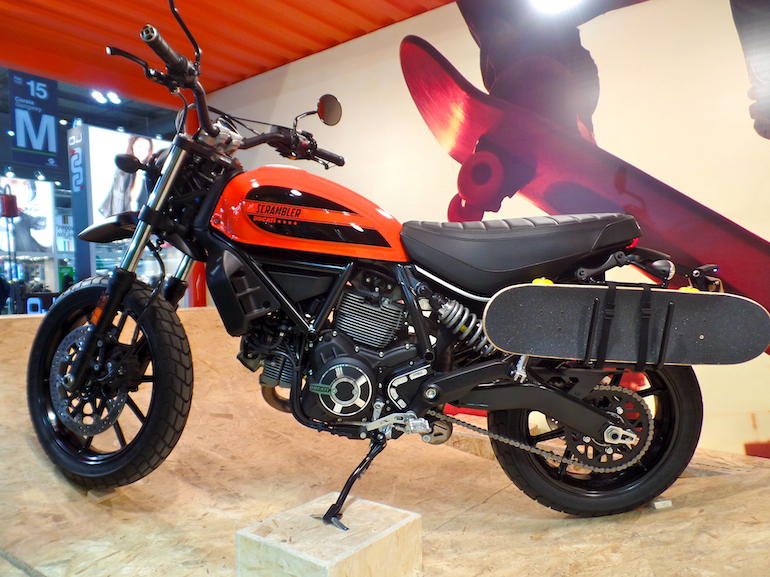 motorcycle skateboard rack