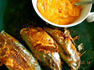 seared fish in pepper sauce