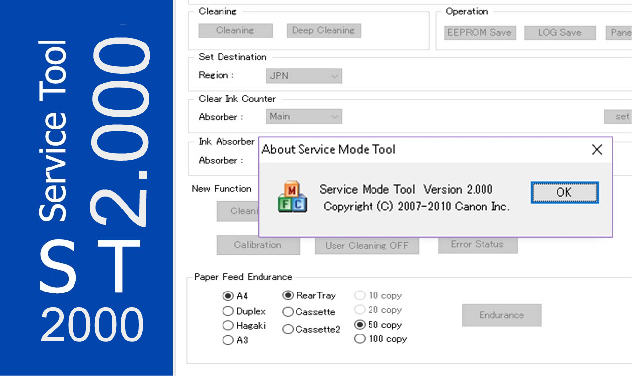 Download Free Resetter Canon Service Tool V.2000
