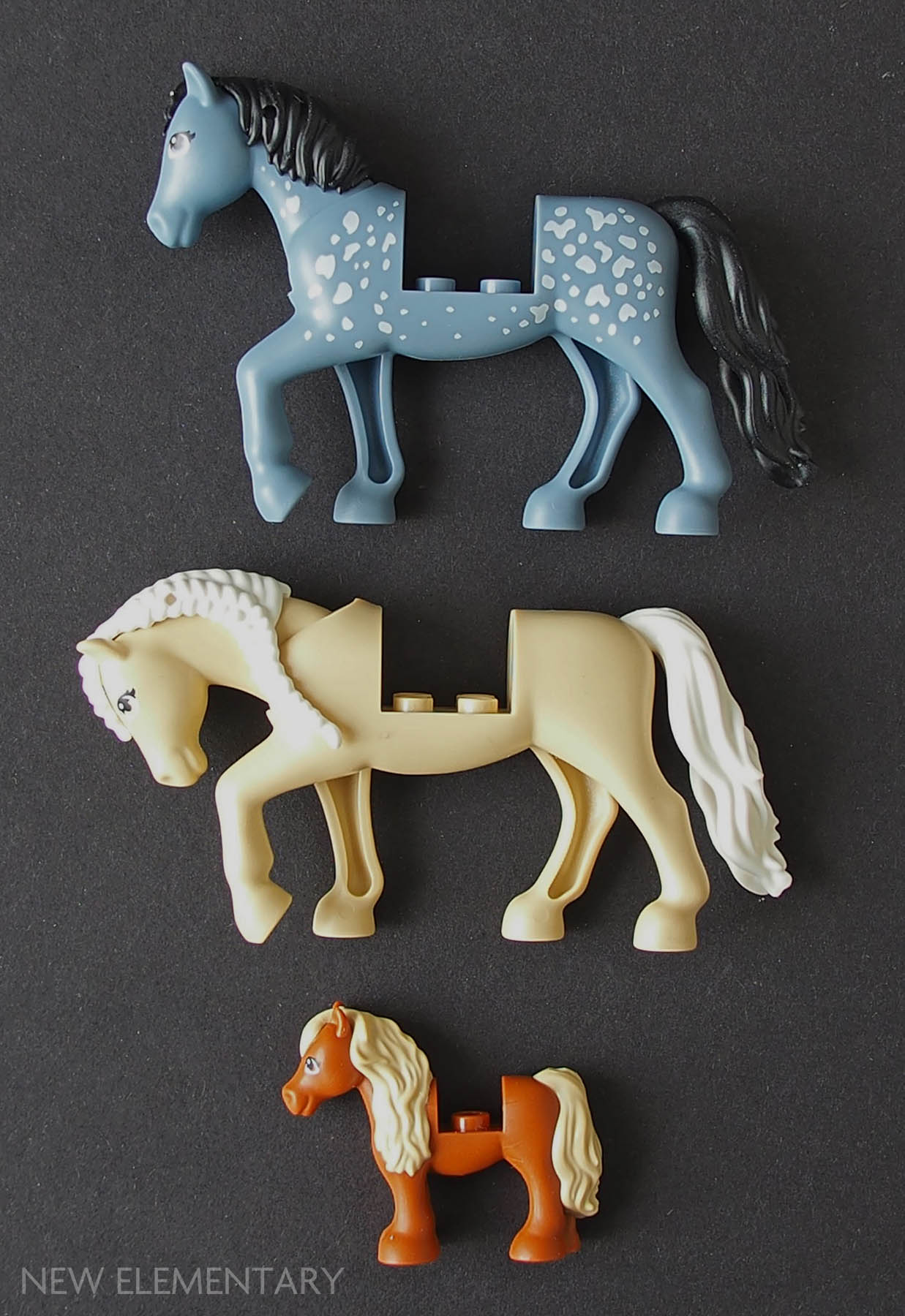 LEGO Animal Sand Blue with White Spots Horse Pony
