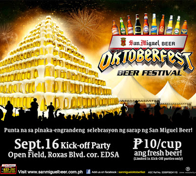San Miguel Beer OktoberFest 2011 Kick Off Party, San Miguel Beer OktoberFest 2011, poster