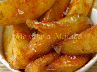 receta de patatas fritas en gajos