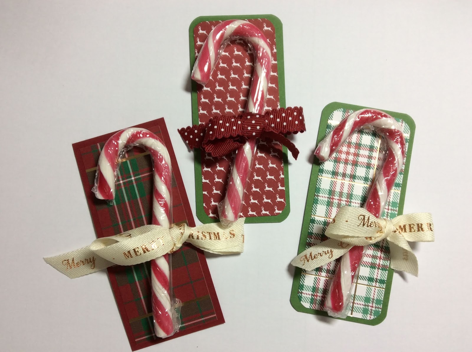 Crafting With Jane Quick & Easy Candy Cane Holders 6 Christmas Gift Ideas