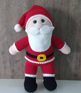 PATRON GRATIS PAPA NOEL AMIGURUMI 47340 🎅