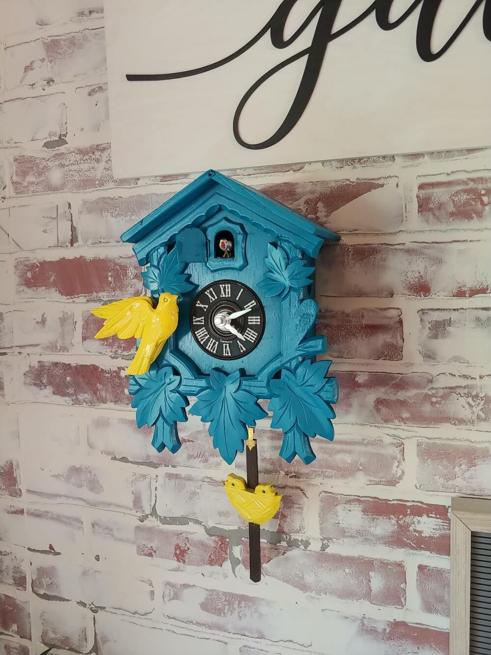 Upcycled Cuckoo Clock Little Vintage Cottage