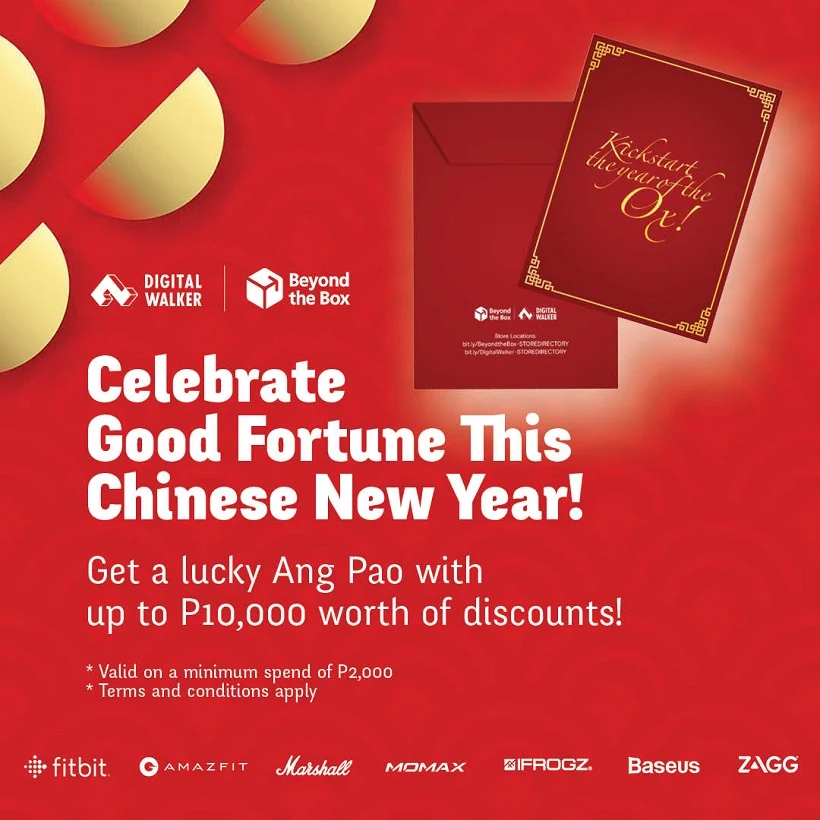 Get Ang Pao from Digital Walker and Beyond Box with deals up to ₱10,000!