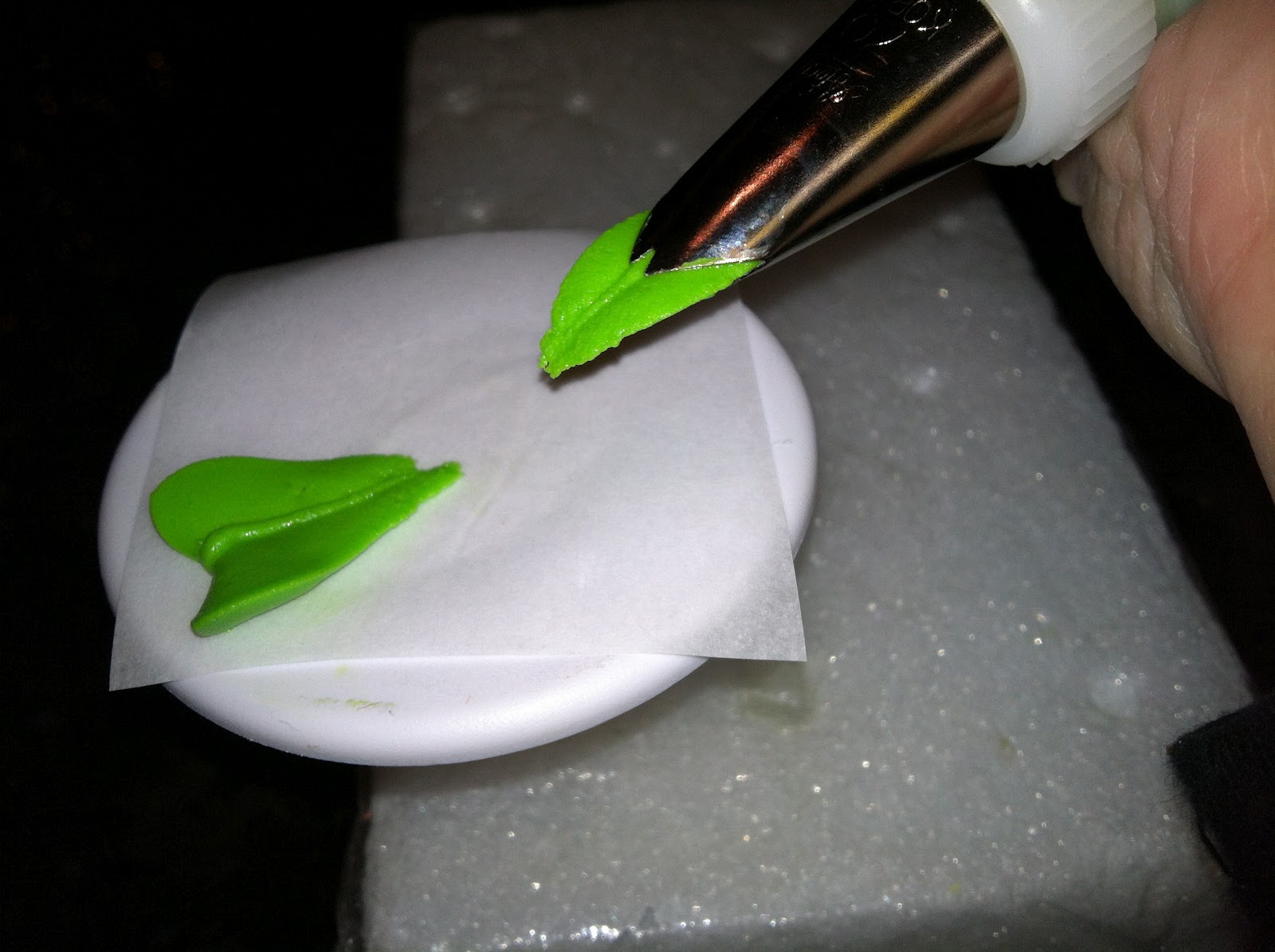 The Iced Queen Royal Icing Cottonwood Leaf