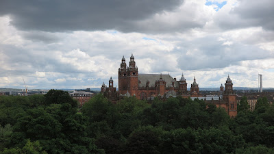 Views over Kelvingrove Park from Glasgow University