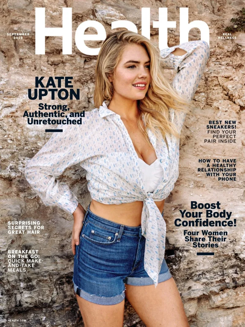 Kate Upton is unedited and gorgeous for Health Magazine September 2019